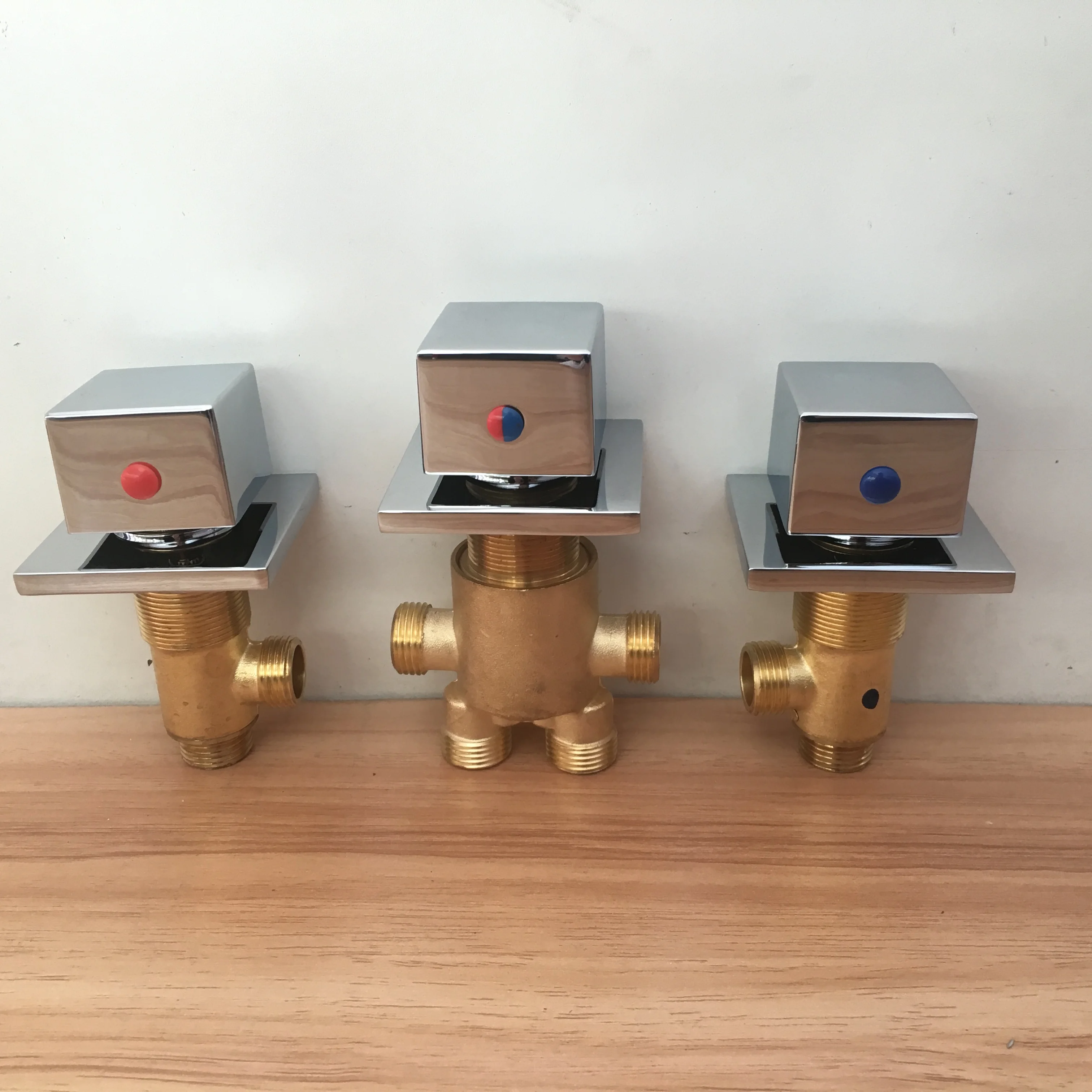 MTTUZK Square Handle Brass Switch Valve for faucet shower mixer Bath faucet control valve Split Bathtub faucets 6
