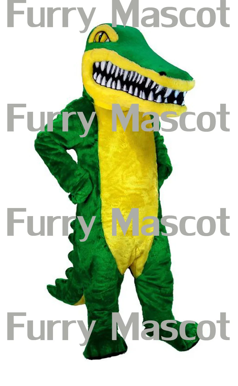 Disfraz de Mascota de cocodrilo, traje de Animal para fiesta de Cosplay,  traje para adulto, novedad de Navidad