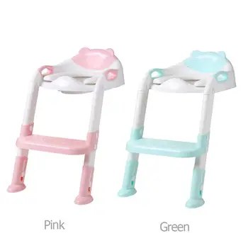 

Folding Baby Potty Infant Kids Toilet Training Seat with Adjustable Ladder Portable Urinal Potty Training Seats for Children