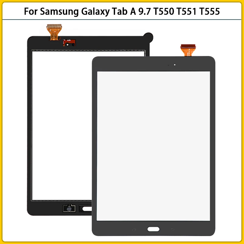Touchscreen SM-T550 Samsung Galaxy Digitizer Panel Front-Glass for Tab Sensor T555 T551