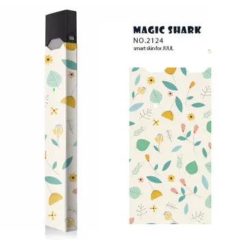 

Magic Shark Flower Star England Style Tribe Me YOU Fashion PVC Sticker for Juul Wrap Skin Case Ultra Thin Film for Juul