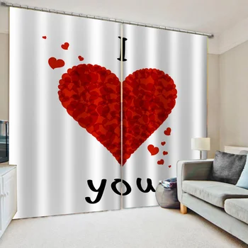 

stomized size Cushions cover 2 Panel/Set 3D Window Curtains Wolf Printing Drapes for Bedroom romantic wedding curtains