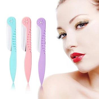 

3pcs Eyebrow Trimmer Portable Eyebrow Shaver Safe Painless Eyebrow Razor Professional Face Shaver Dermaplaning Tool Facial Razor
