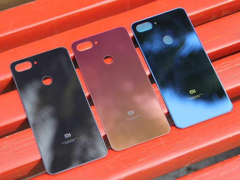 Xiao Mi Xiaomi Оригинальный чехол со стеклянной батареей для 8 lite Lite Mi8 задняя крышка