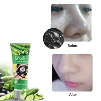 

Wholesale Black Mask Face Blackhead Remover Peeling Mask Suction Blackhead Acne Treatment Deep Cleansing Cucumber Facial Masks