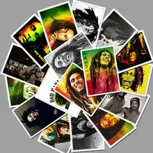25 шт. Bob Marley стикер s Pack музыкальная наклейка для самодельный скейтборд мотоцикл багаж ноутбук стикер с рисунком из мультфильма наборы