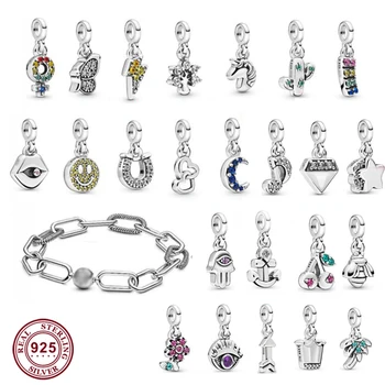 

2020 new silver 925 fit Original pan charms Bracelet necklace trinket jewelry for women man DIY making