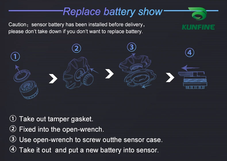 Waterproof Smart Motorcycle TPMS Tyre Pressure Monitoring System Digital LCD Display  Security Alarm Systems With 2 Sensors M3-C-WI (16)