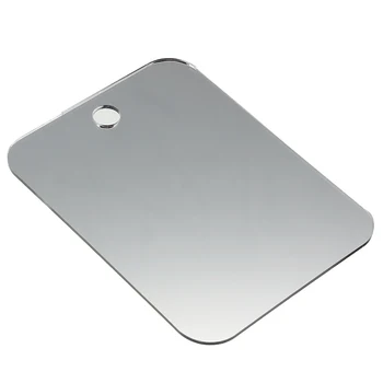 

Acrylic Anti Fog Shower Mirror Bathroom Fogless Fog Free Mirror Washroom Travel For Man Shaving Mirror 17x13cm Makeup Mirrors