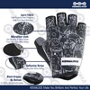 KEMALOCE Cycling Gloves Men Women Road Racing Half Finger Summer Mittens Non-Slip Reflective Outdoor Sport Adult MTB Bike Glove 4