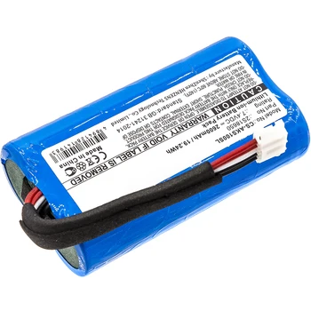 

2S18650 Speaker Battery CS-AKS100SL For Anker SoundCore Boost Batteria 7.4V 2600mAh
