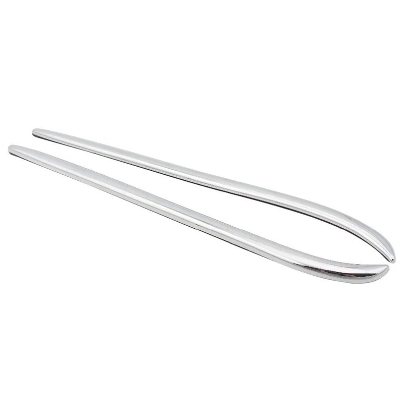 

Motorcycle Chrome Front Headlight Fairing Eyebrows Trim Decorations Accent for Honda Goldwing Gl1800 2001-2011(Pack 2)