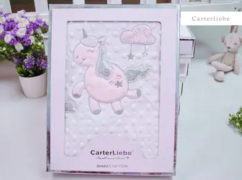 

Carterliebe. Hot Silver Gift Box Pressing Bubble Exceed Soft Unicorn Double-deck Carpet Multipurpose Abroad Expert