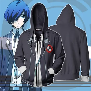 

Anime Hoodie Sweatshirts Game Shin Megami Tensei Persona 3 Cosplay Costume Jacket Zipper Clothing