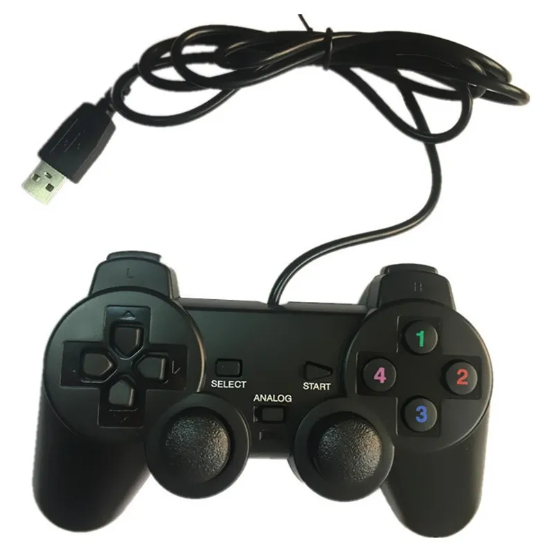 Универсальный кабель игровой контроллер шок пульт дистанционного управления геймпад джойстик переключатель контроллер для playstation 2 PS2 игры