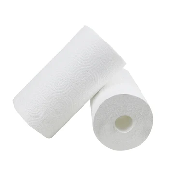 

3rolls Disposable Kitchen Paper Micro Absorbent Household Tissue Restaurant Wood Pulp Thickened Cleaning Portable Hands Wiping