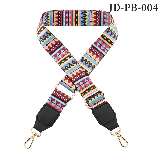 Bag Parts Accessories Shoulder Strap  for Handbags Adjustable Bag strap leather Belt Wide Rainbow  Purse Strap for Bag Replaceme JD-PB-004