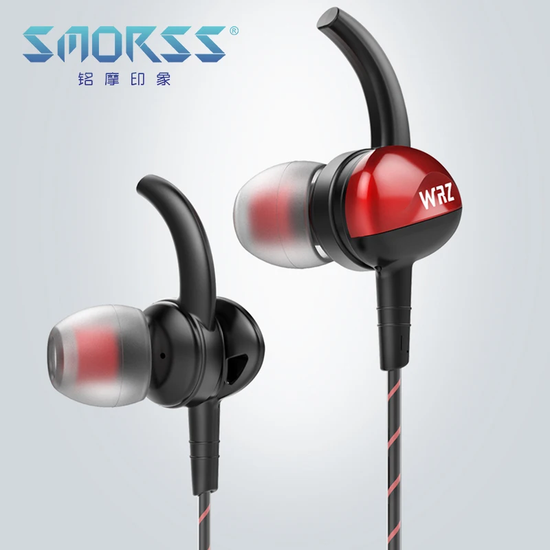 SMORSS I7 наушники с басами для Iphone, Android, Xiaomi, samsung, гарнитура, тяжелый сабвуфер, проводная гарнитура с микрофоном, наушники для занятий спортом