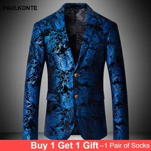 PAULKONTE 2019 New British Style Mostly Male Suit Jacket Fashion High Quality Slim Fit Male Blazer Party Classic Men's Jacket PAULKONTE 2019 New British Style Mostly Male Suit Jacket Fashion High Quality Slim Fit Male Blazer Party Classic Men's Jacket