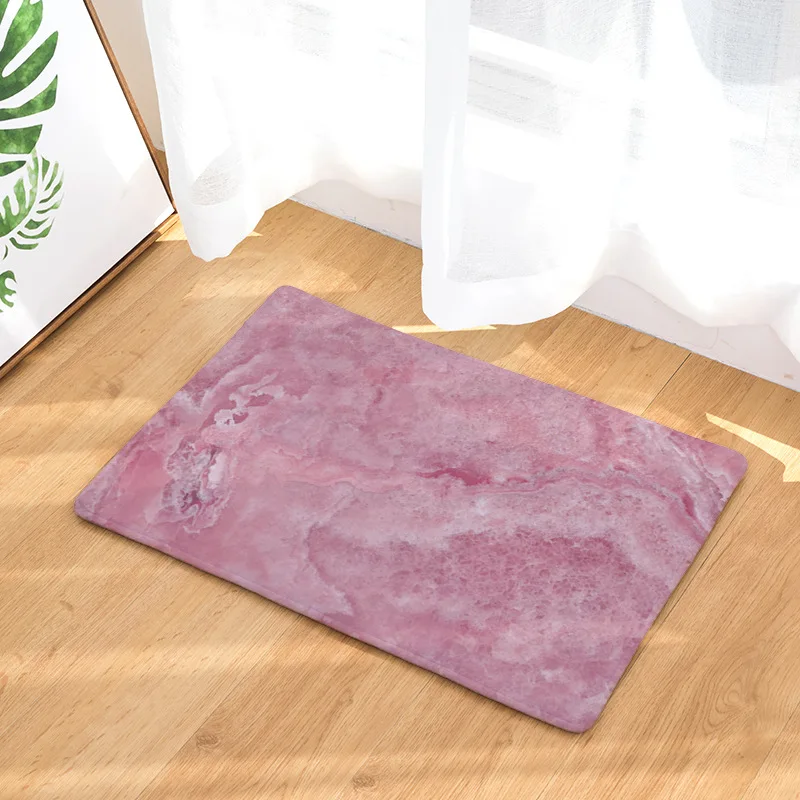 CAMMITEVER Marble Area Rug Floor Mat Welcome Home Entrance Floor Rug Non-slip Doormat Kitchen Bathroom Mat Outdoor Mat Wholesale