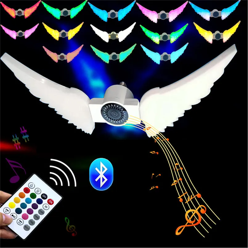 Многофункциональный спикер Angel Wing 50 Вт светодиодный Bluetooth - Цена: 