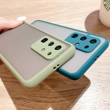 Fashion Camera Lens Shockproof Matte Case for Samsung Galaxy S21 Ultra S20 FE S10 S9