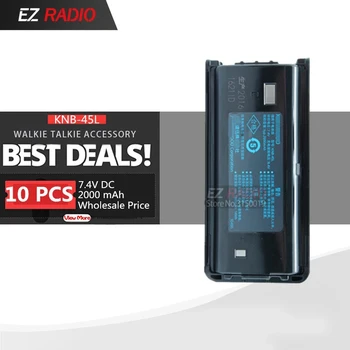 

10PCS KNB-45 Li-ion Battery KNB-45L KNB-53N 2000mAh Compatible with TK-2200 TK-2306 TK-2202 TK-2212 TK-3200 TK-3301 TK-3130radio