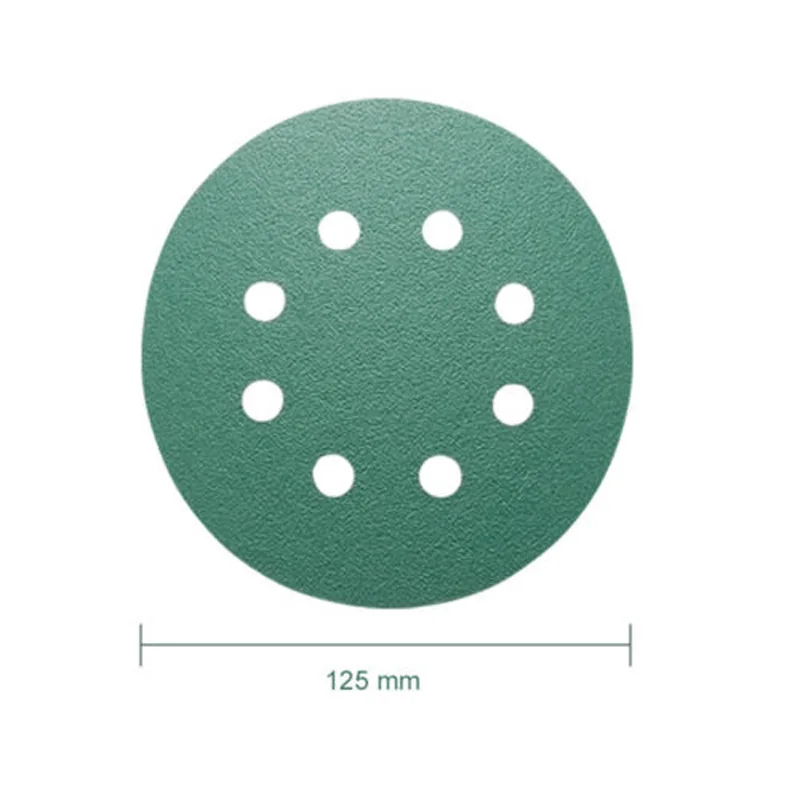 

20Pcs 125mm 8 Hole Green Flocking Dry And Wet Sanding Discs Sandpaper 2000# New Arrival Hot