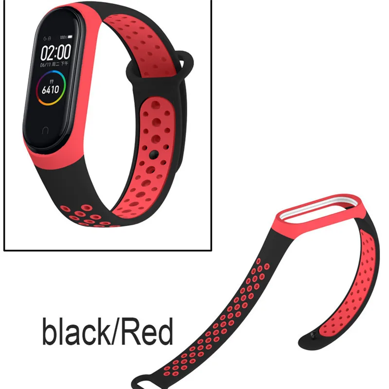 Для Mi Band 3/4 спортивный умный силиконовый браслет Eatch на запястье для Mi Band 3 ремешок аксессуары браслет