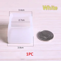 Silicone Non - Slip Furniture Leg Floor Protectors (Large Square White)