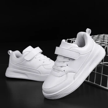 

Children's Classic Small White Shoes Boys Low-top Soft Comfortable School Shoes Girls Spring Autumn Flat Casual Sports Shoe