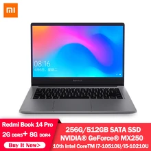 Ноутбук Xiaomi RedmiBook Pro 14,0 дюймов i5-10210U/i7-10510U NVIDIA GeForce MX250 8 Гб DDR4 512 ГБ SSD Windows 10