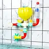 QWZ New DIY Montessori Children Bath Toys Water Spray Rotating Water Jet Game Bathtub Toy For 1 To 4 Year Old Baby Kids Gift 1