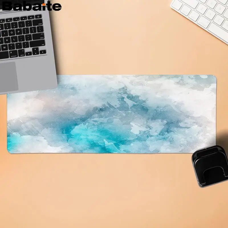 Lock Edge 40X90cm Babaite акварельные Подгонянные коврики для мыши компьютерный Аниме Коврик для мыши и ноутбука скорость/Управление версия большой игровой коврик для мыши - Цвет: Lock Edge 40X90cm
