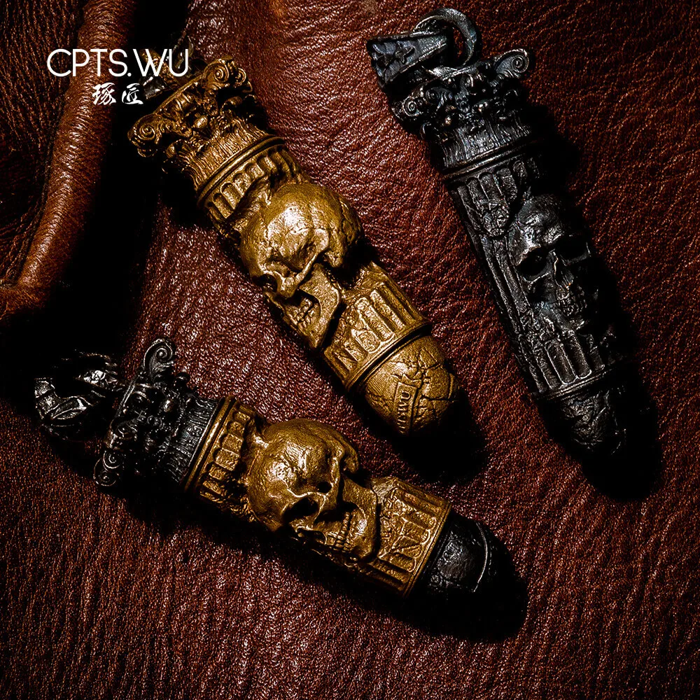 COPPERTIST.WU Corinthian пуля брелок S925 серебро кулон ожерелье для мужчин ювелирные изделия