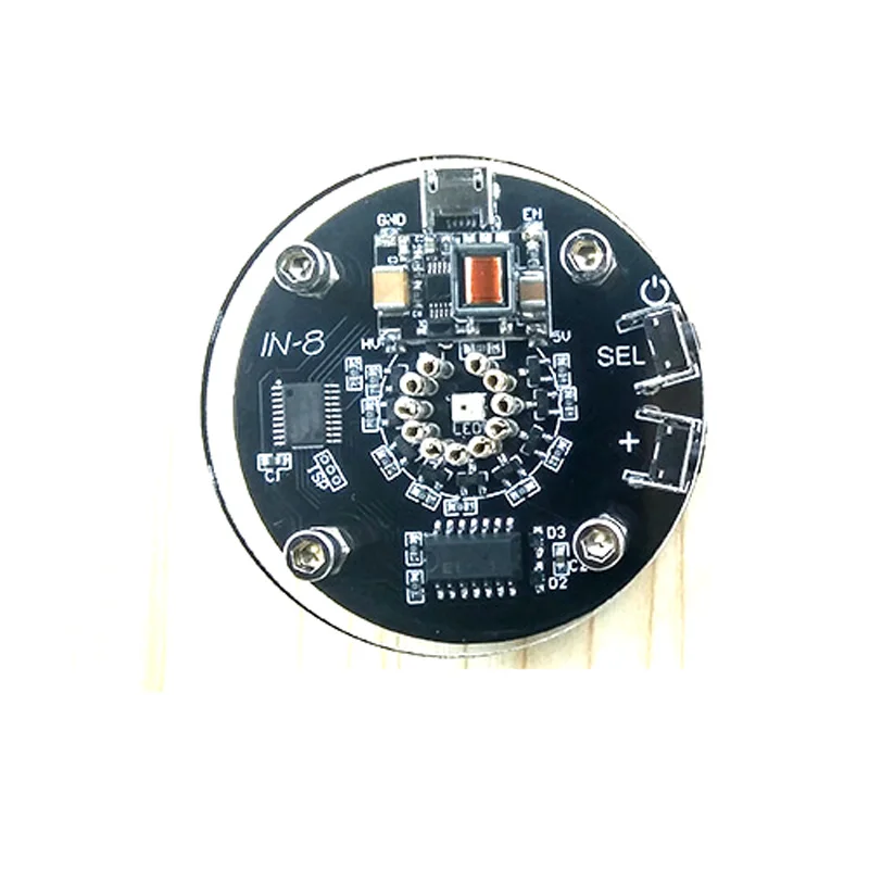 IN-8-2 USB Mini Vintage Single Digit Desk Nixie Clock With RGB Backlight IN-8 