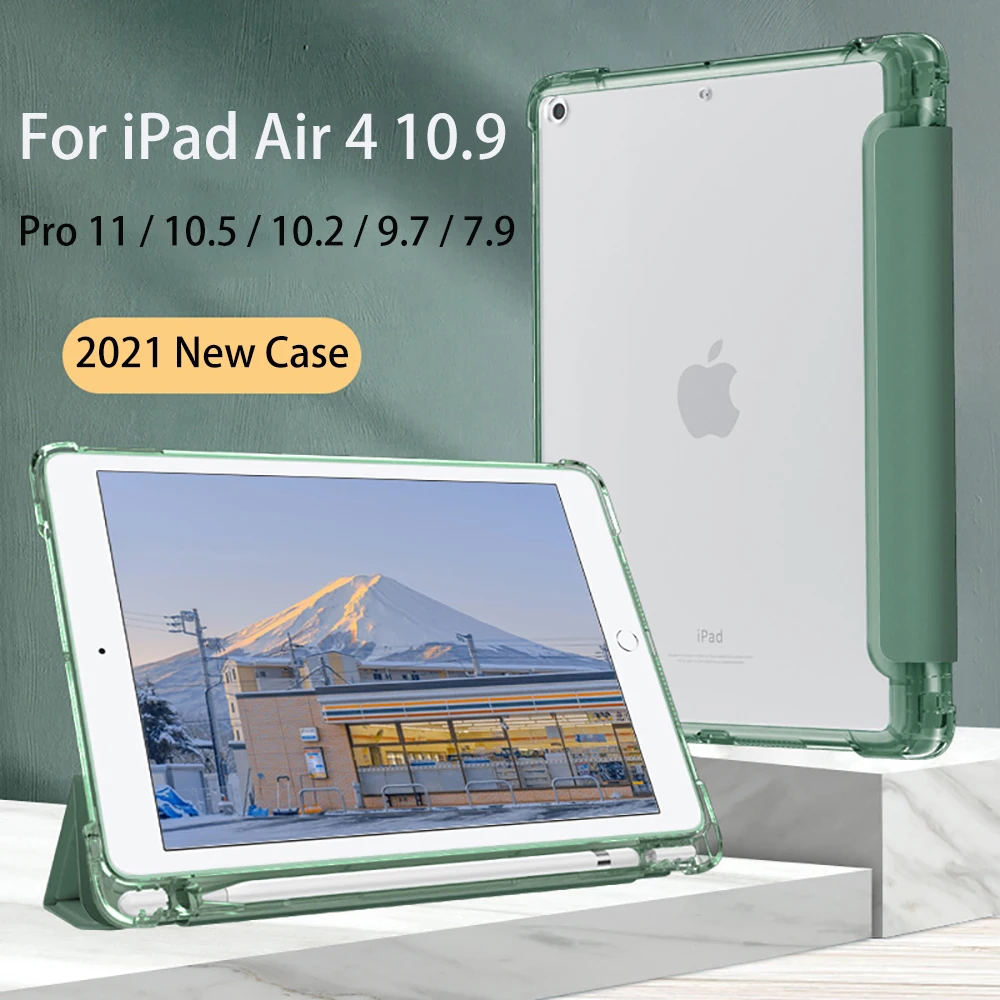 Funda para iPad Air 4, 10,2, 7, 8th generación, Capa 2020 Pro, 11, ipad 10,5 Air 3 2019 Mini 5, 9,7, 2018