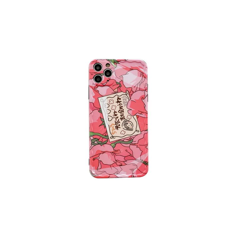 Retro Cute Art Japanese Pink Rose Flower Phone Case For iPhone 11 Pro Max Xr Xs Max X 7 7 Plus 8 Plus Cases Soft Silicone Cover Retro Cute Art Japanese Pink Rose Flower Phone Case For iPhone 11 Pro Max Xr Xs Max X 7 7 Plus 8 Plus Cases Soft Silicone Cover