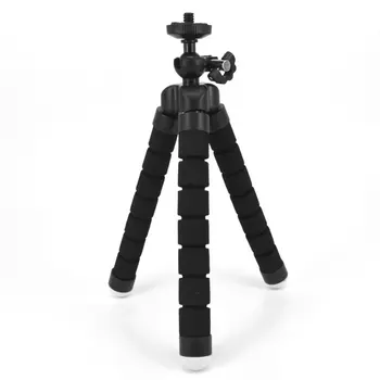

Flexible Sponge Octopus Mini Tripod Mini Camera Tripod Phone Holder Clip Stand with Wireless Remote Shutter for Iphone Plastic