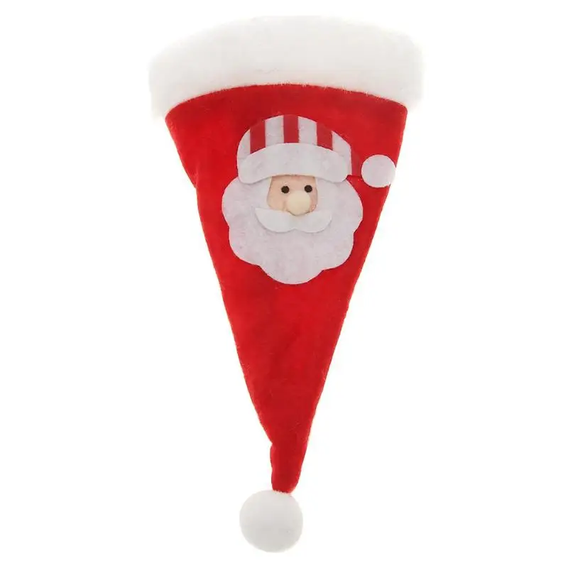 Рождественский Санта Клаус Снеговик нож вилка юбка брюки обеденный стол столовые приборы покрытие год рождество украшения Navidad подарки - Цвет: 524A