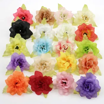 

Wholesale Mini Rose Flower Head Artificial Rose Flowers Handmade DIY Wedding Home Decoration Wreath Hats Festive Party Supplies