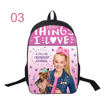 

Beautiful Jojo Siwa Backpack Students Boys Girls Rucksack Fashion Surprise Gift Casual Travel Bag Daily Teens School Backpack