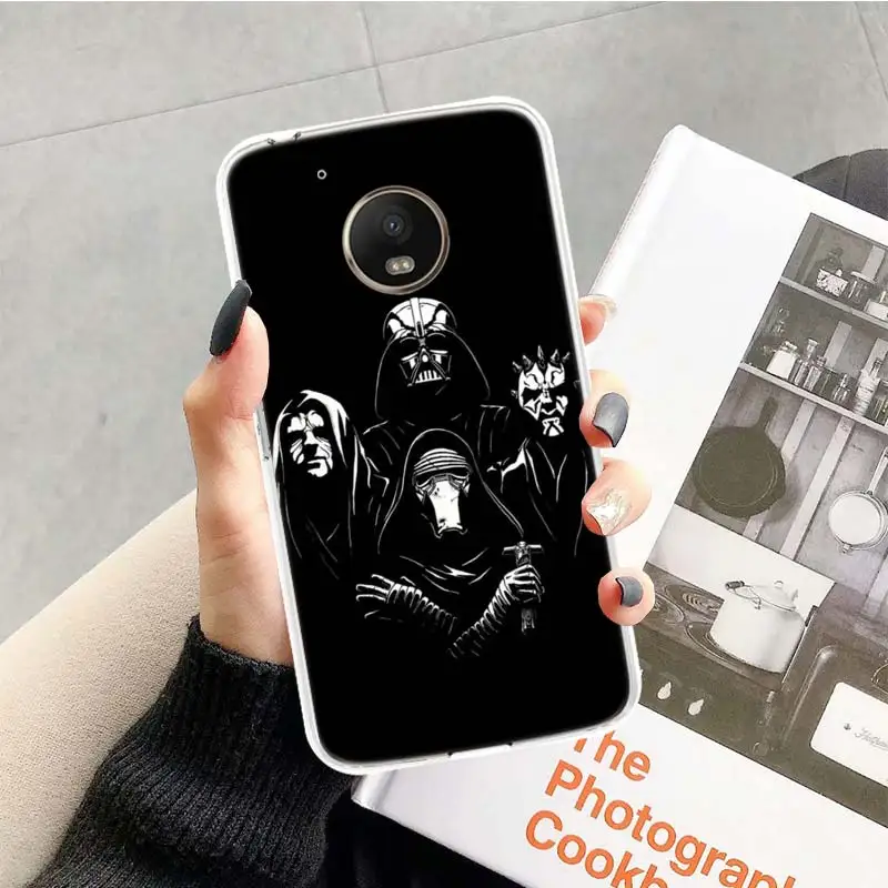 TR052-6 Крутой чехол с принтом из "звездных войн" для Motorola Moto G7 G6 G5S G5 E4 плюс G4 E5 играть X4 Мощность tpu с рисунком индивидуальная крышка телефона - Цвет: TR052-6