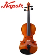 Капок скрипка V013, скрипка из цельного дерева ручной работы, блеск высококачественной скрипки, скрипка ручной работы, чехол с скрипой, бант канифоль