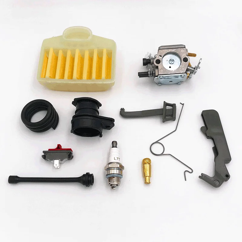 Macromoleculc Kit de Tuyau d'huile de Tige de Starter de démarrage de Filtre  à Air de carburateur for Husqvarna 365 371 372 362 tronçonneuse for Walbro  Carb HD-12 HD-6 : : Jardin