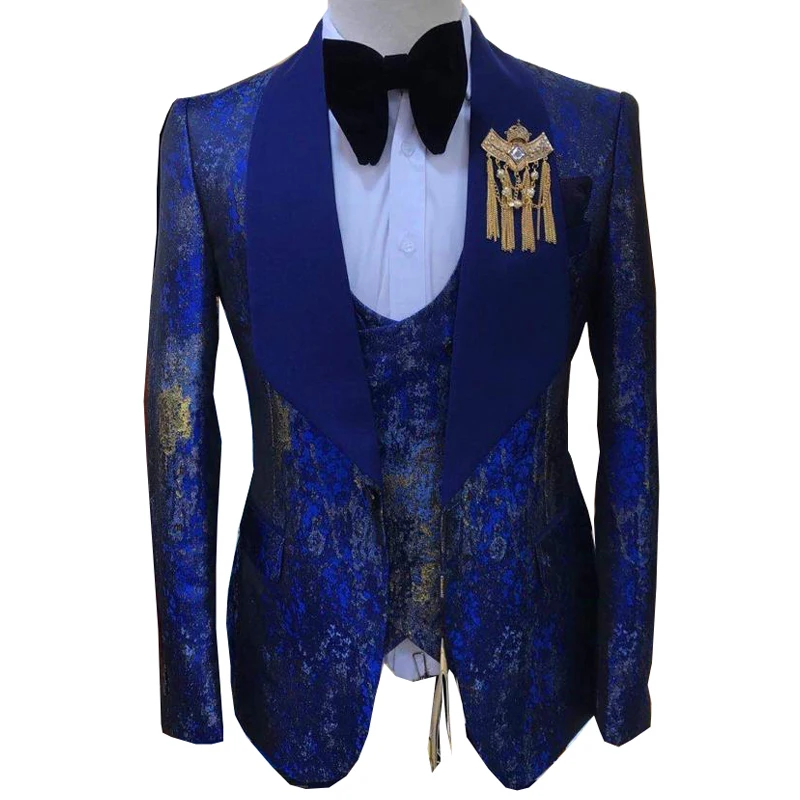 Men suits Autumn New Brand Fashion High quality Boutique Groom Casual Slim fit Wedding party Dress prom Tuxedo