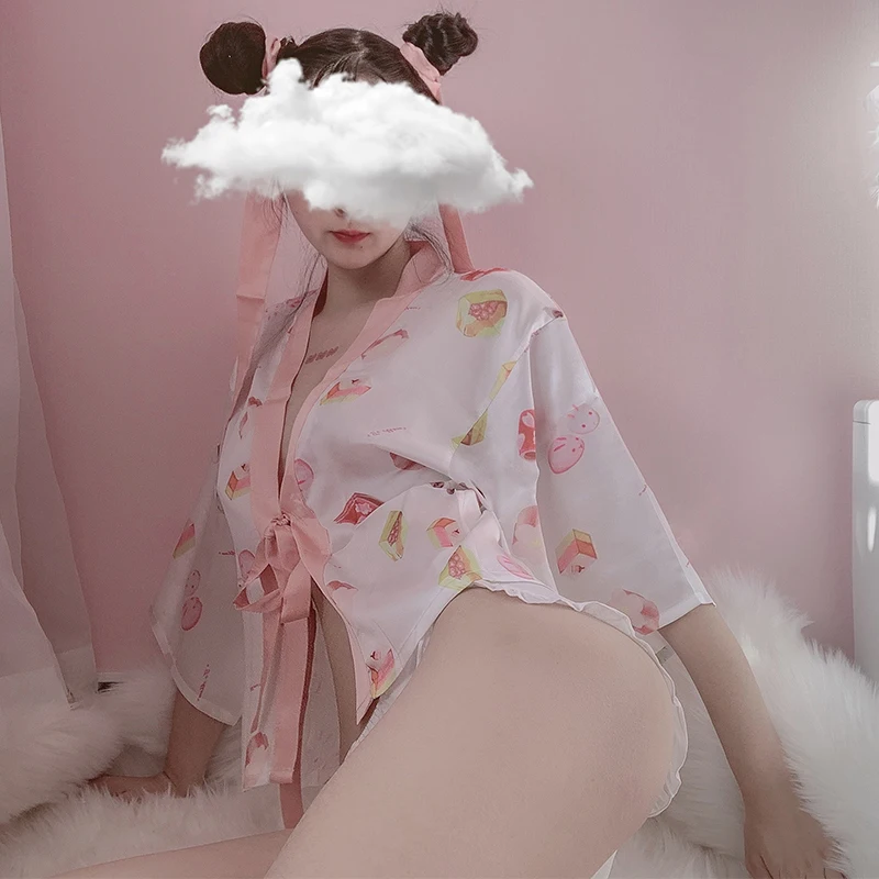 Сексуальный Кардиган Haori, шелковое кимоно, одежда для сна, юката для женщин, японская цветочная мода, яката, одежда для отдыха, ночная рубашка-кардиган