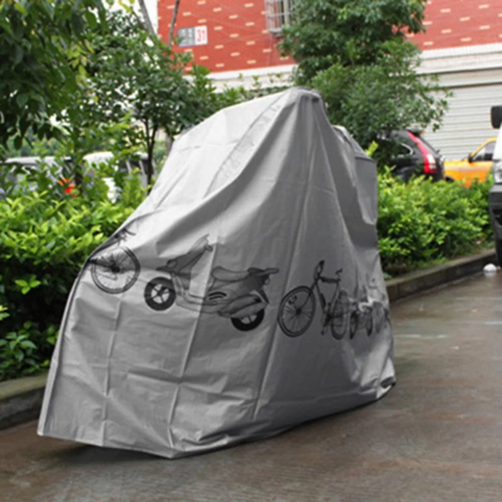 Универсальный Водонепроницаемый пылезащитный чехол для велосипеда и мотоцикла, защита от пыли и УФ-излучения, защитный чехол для велосипеда и мотоцикла, 210x100 см