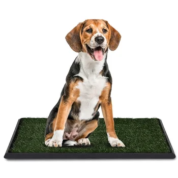 

30" X 20" Pet Potty Training Toilet Grass Mat Litter Boxes for Large Medium Small Dog PS6218