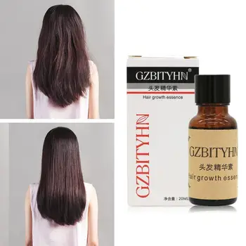 

20ml Herb Ginger Extract Hair Growth Essence Anti Hair Keratin Liquid Serum Hair Treatment Loss Repair Care Damage Hair Dry W7Q7